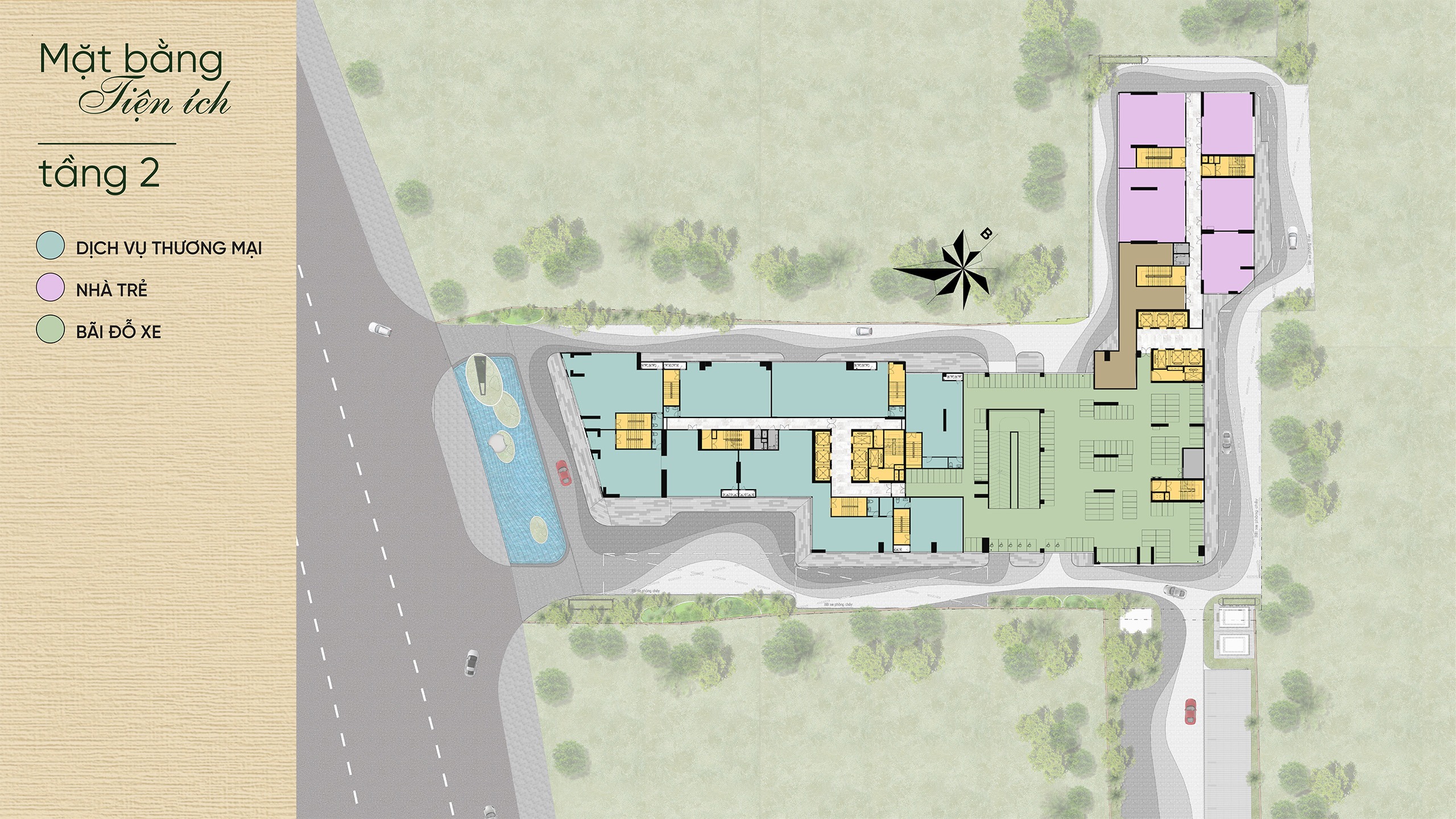 mặt bằng tiện ích Căn hộ chung cư AT Sài Gòn RiverSide Quốc Lộ 13 TPHCM