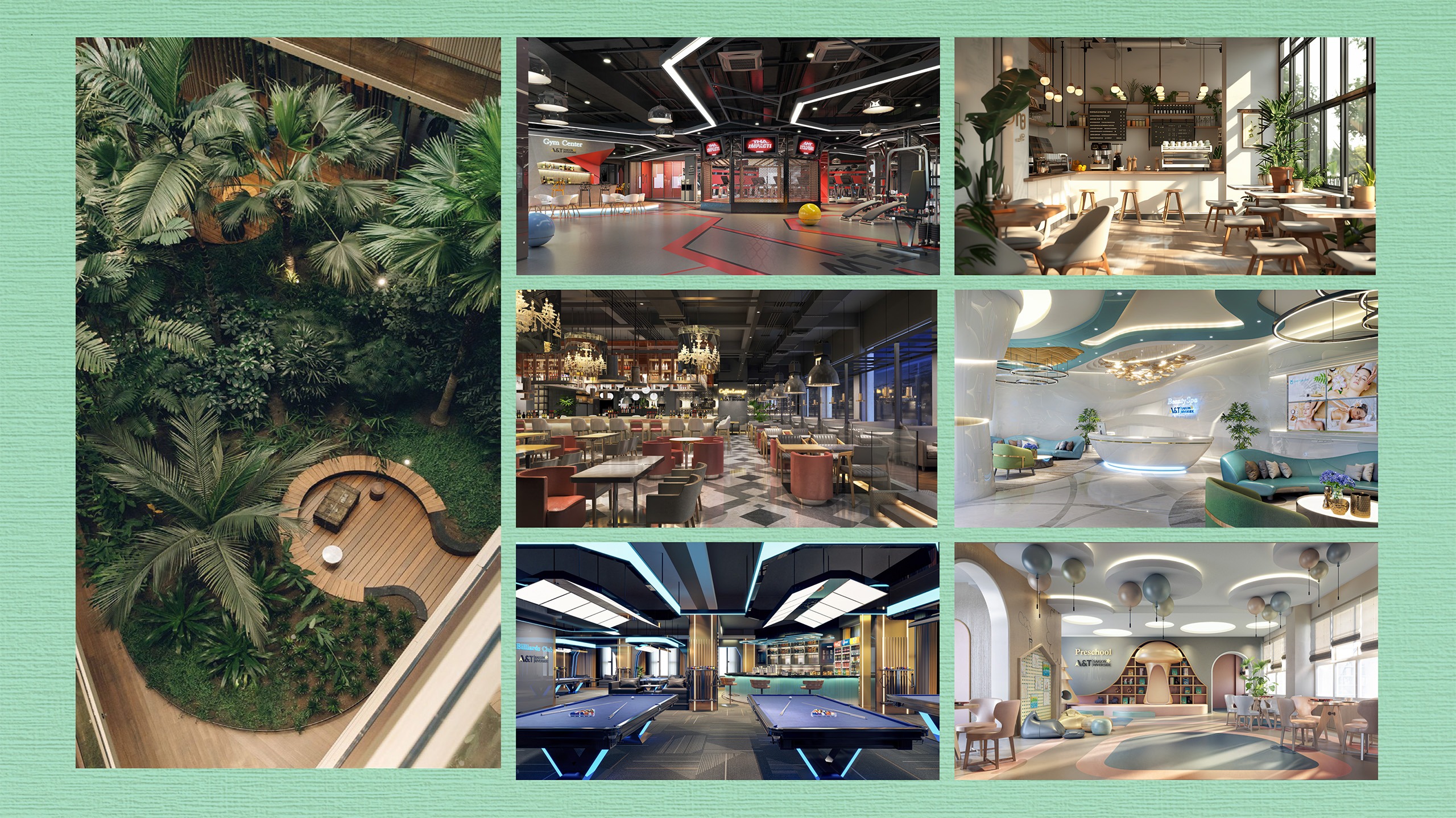 tiện ích Căn hộ chung cư AT Sài Gòn RiverSide Quốc Lộ 13 TPHCM